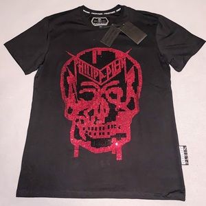 Philipp Plein crystal skulls t-shirt